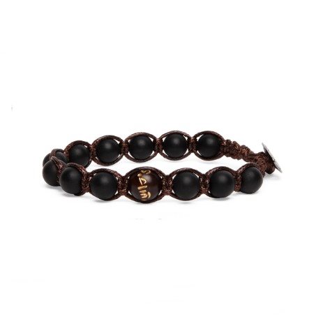 Bracciale Tamashii 5 elements in Pietre dure Onice BHS906-64 - BHS906-64